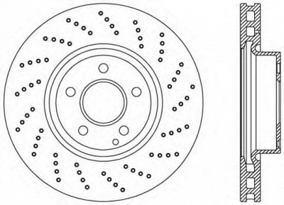 OPEN PARTS bdr241925 -  Тормозной диск